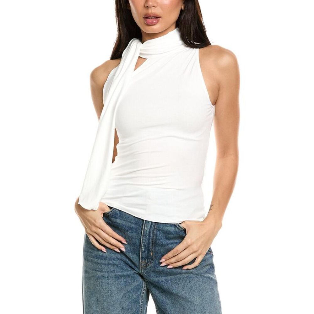 Avantlook Womens  Solid Top, White